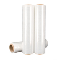 Factory Direct Pallet Hand Wrapping Stretch Packing Film Roll Transparent Soft PE Film